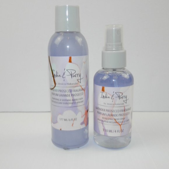 India & Purry Lavender Prosecco Fragrance Set Bubble Bath & Spray - New - Picture 8 of 8